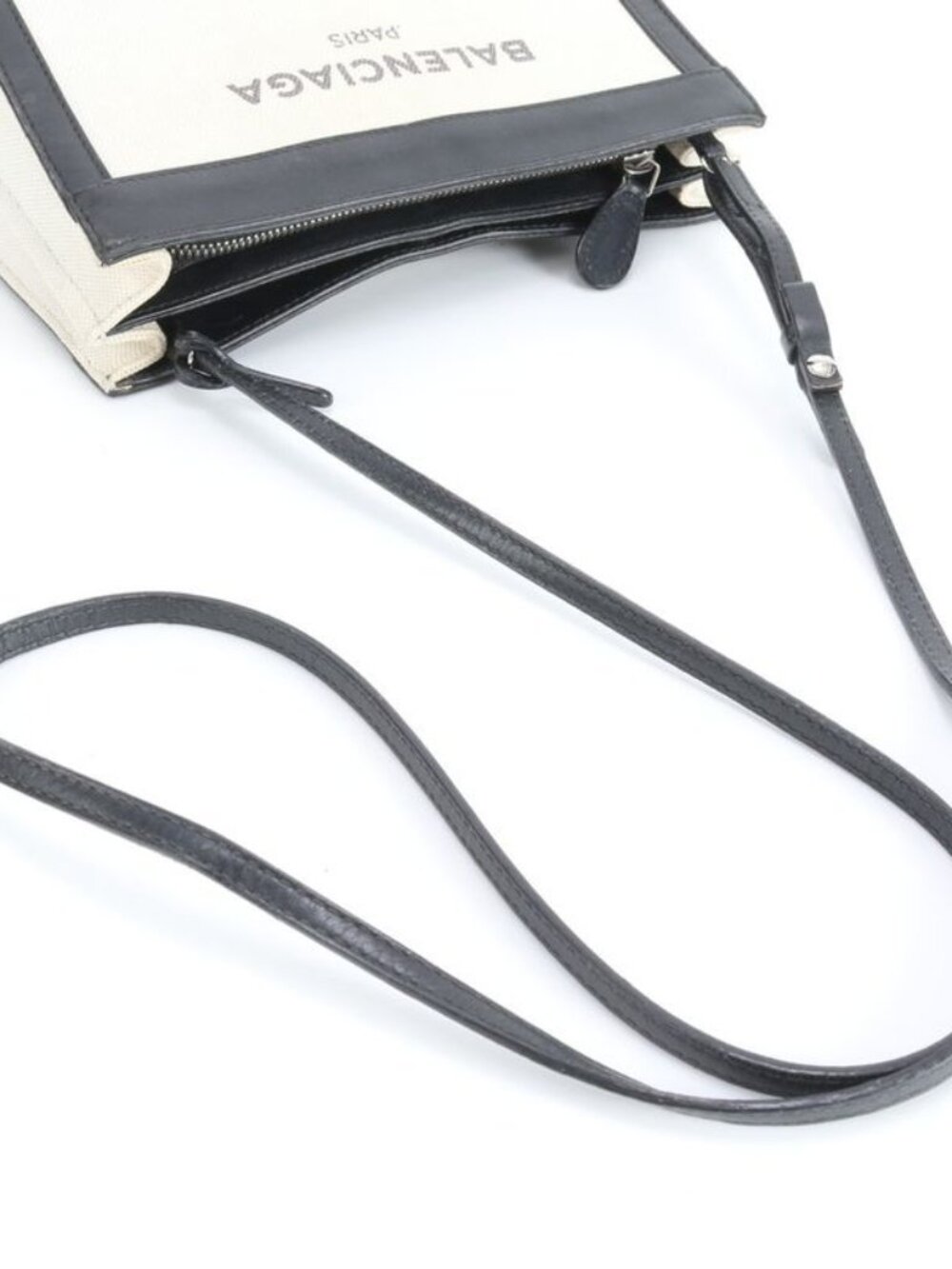 Balenciaga Navy Pochette Leather Shoulder Bag Crossbody Rem - Picture 2 of 9